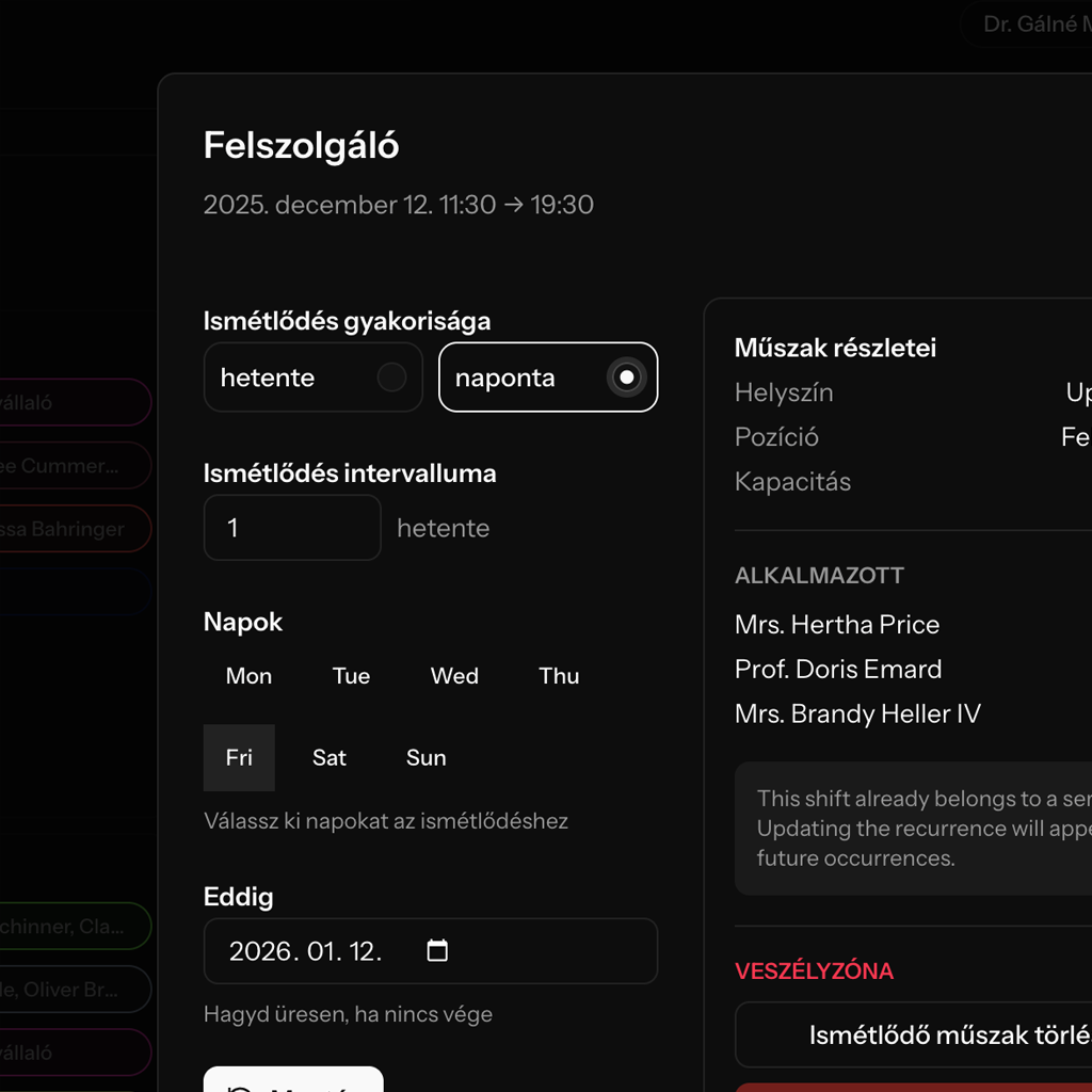 Modern Planner month view